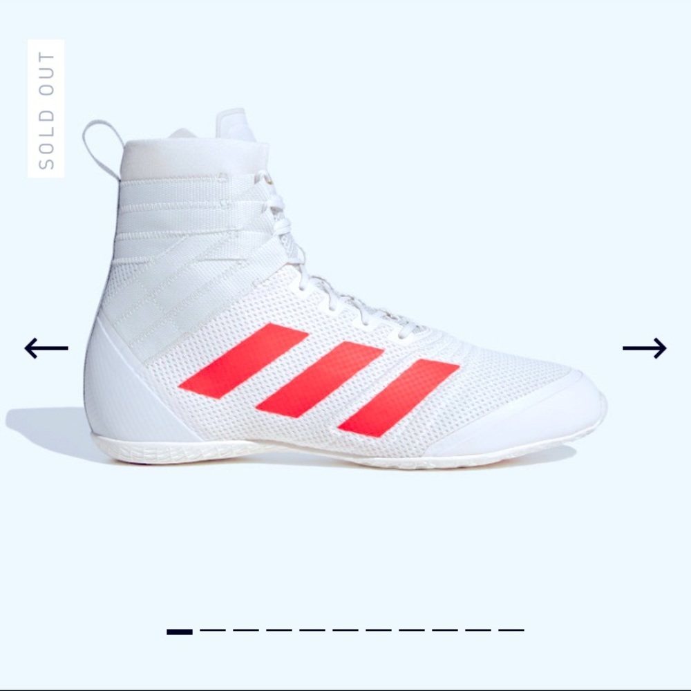 SPEEDEX 18 BOXING SHOES White  Red Grey
M 8 W 9